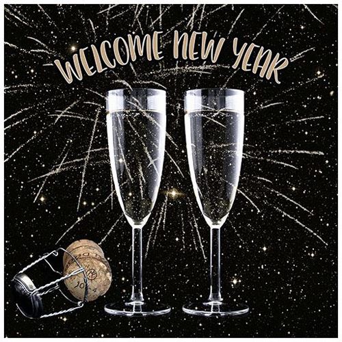PAPSTAR Servietten Welcome New Year Welcome New Year 20 St.