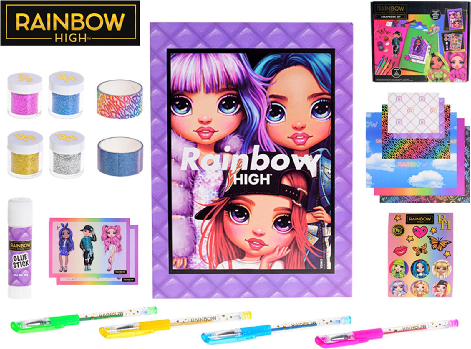 MGA Rainbow High creatieve set in een doos