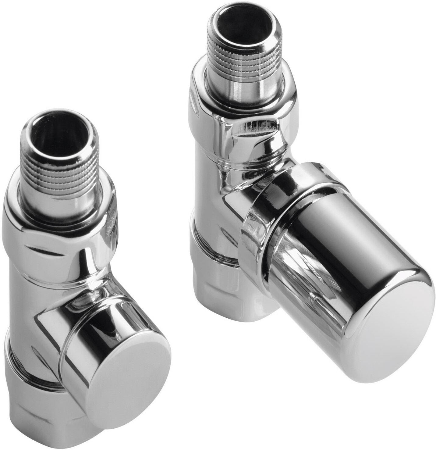 Zehnder Design Line Ventilset Typ C, Durchgangsform 1/2", Montagezubehör, 838948, chrom