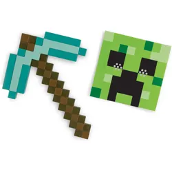 Jakks Pacific Minecraft - Spielset - Spitzhacke und Creeper Maske