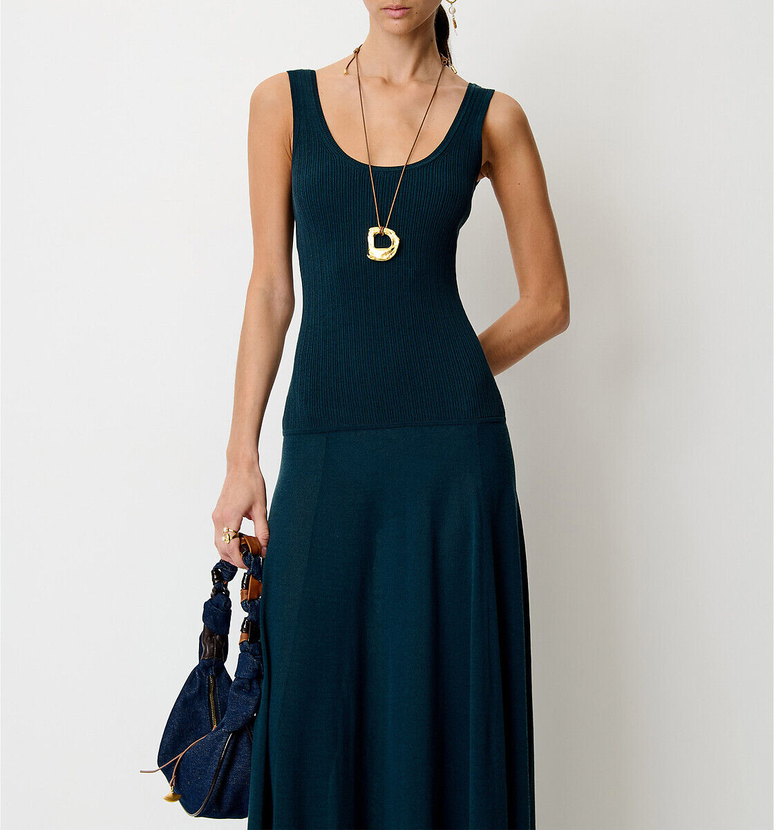 SESSUN Robe longue sans manches en maille, DESNA
