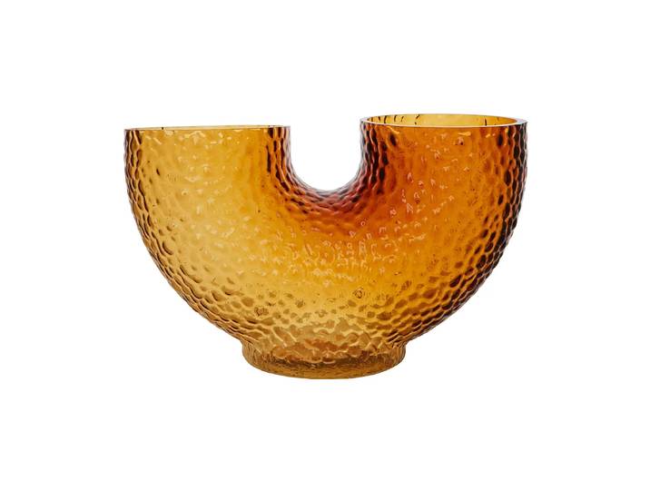 AYTM Arura Vase niedrig Amber