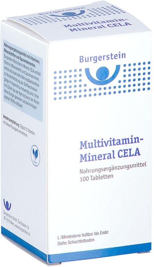 Burgerstein Multivitamin-Mineral CELA 100stk
