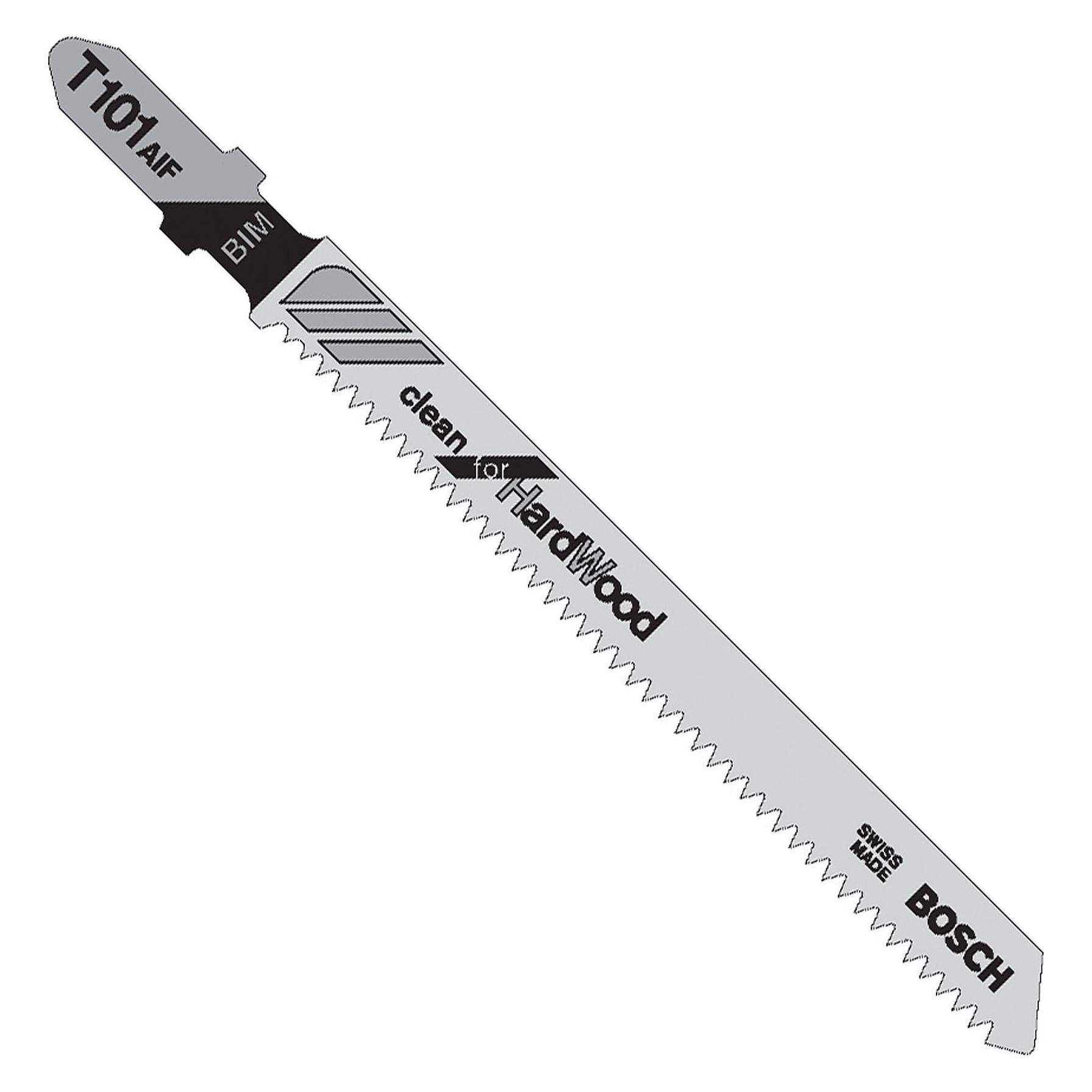 Bosch Professional Zubehör PRO Hardwood clean T101AIF Stichsägeblatt, 100 mm, 5-tlg. (2608634897)
