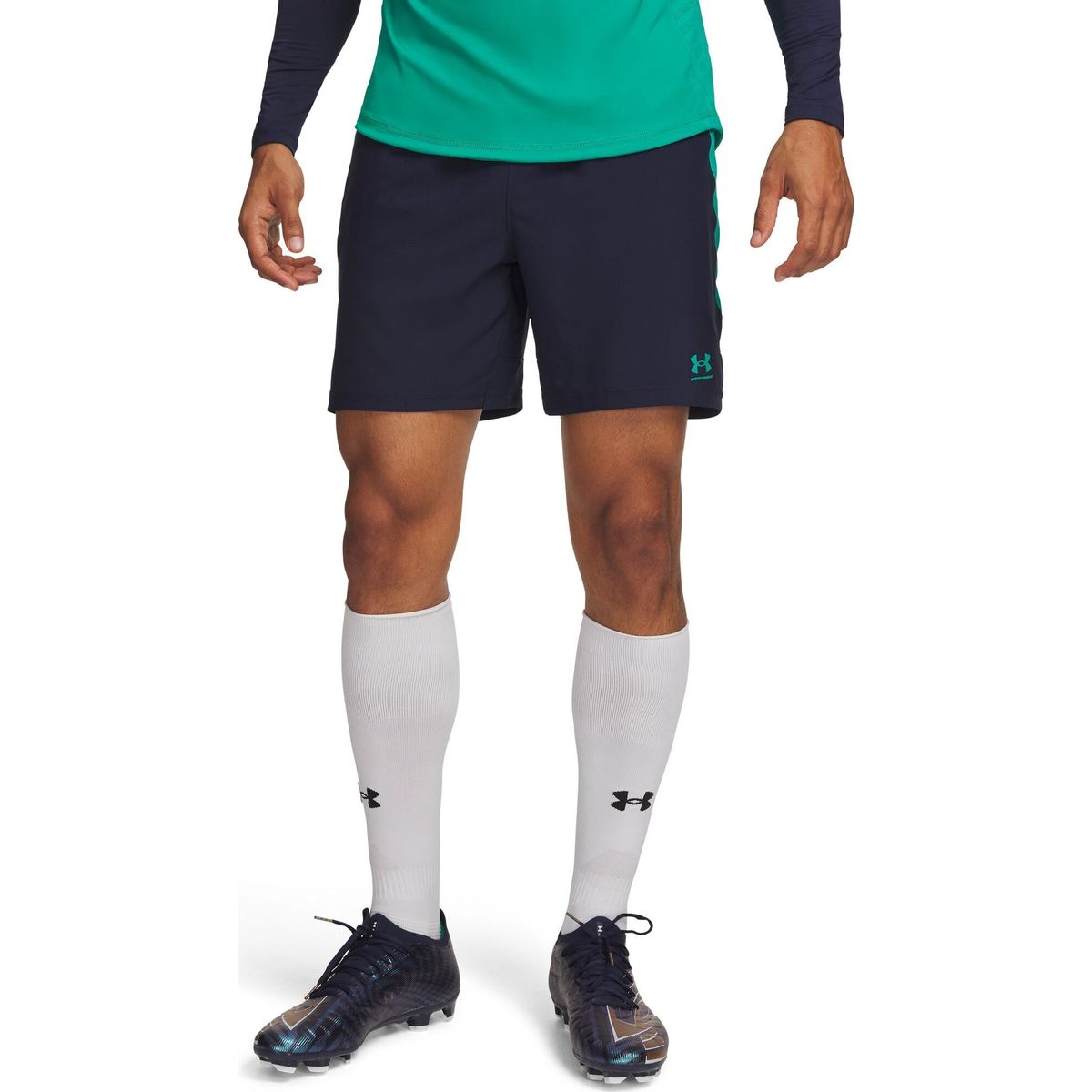 Under Armour M Challenger Pro Shorts blue geode green (411) XL 6009621-411-XL