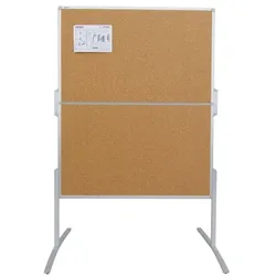 Franken Moderationswand »PRO MT8804« Kork 120/150 cm klappbar braun, 190 cm