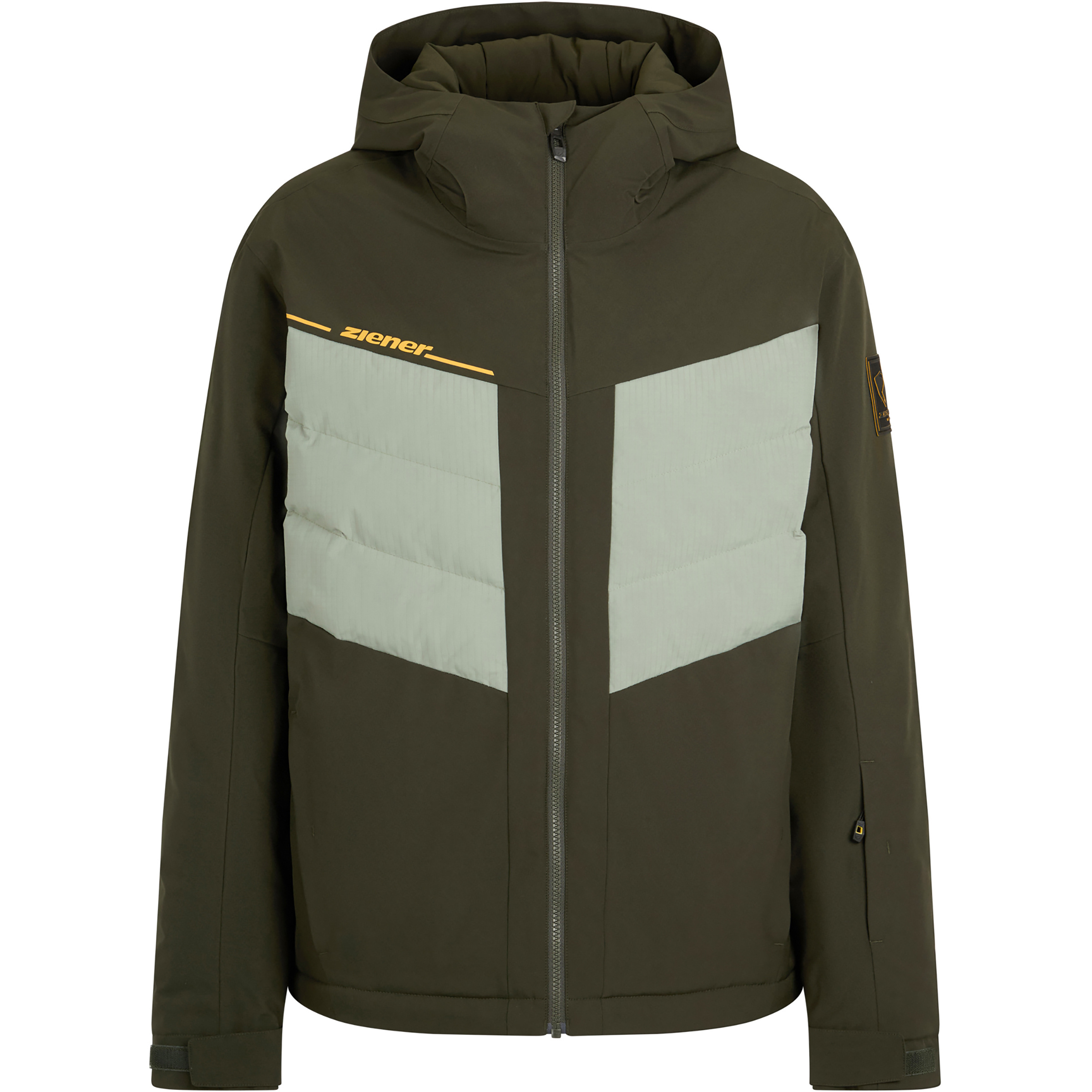 Ziener Telson-Z Herren Kunstfaserjacke gruen Größe L Skifahren Elastisch
