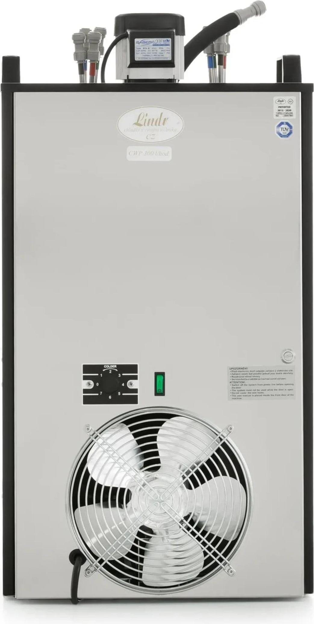 Zapfanlage, Bierzapfanlage, Bierkoffer - Lindr CWP 300, 4-leitig, Green Line