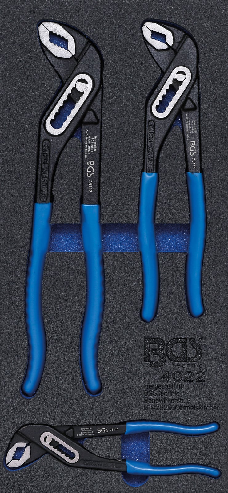 BGS Technic 4022 1/3 Set van 3 waspompenklemmen