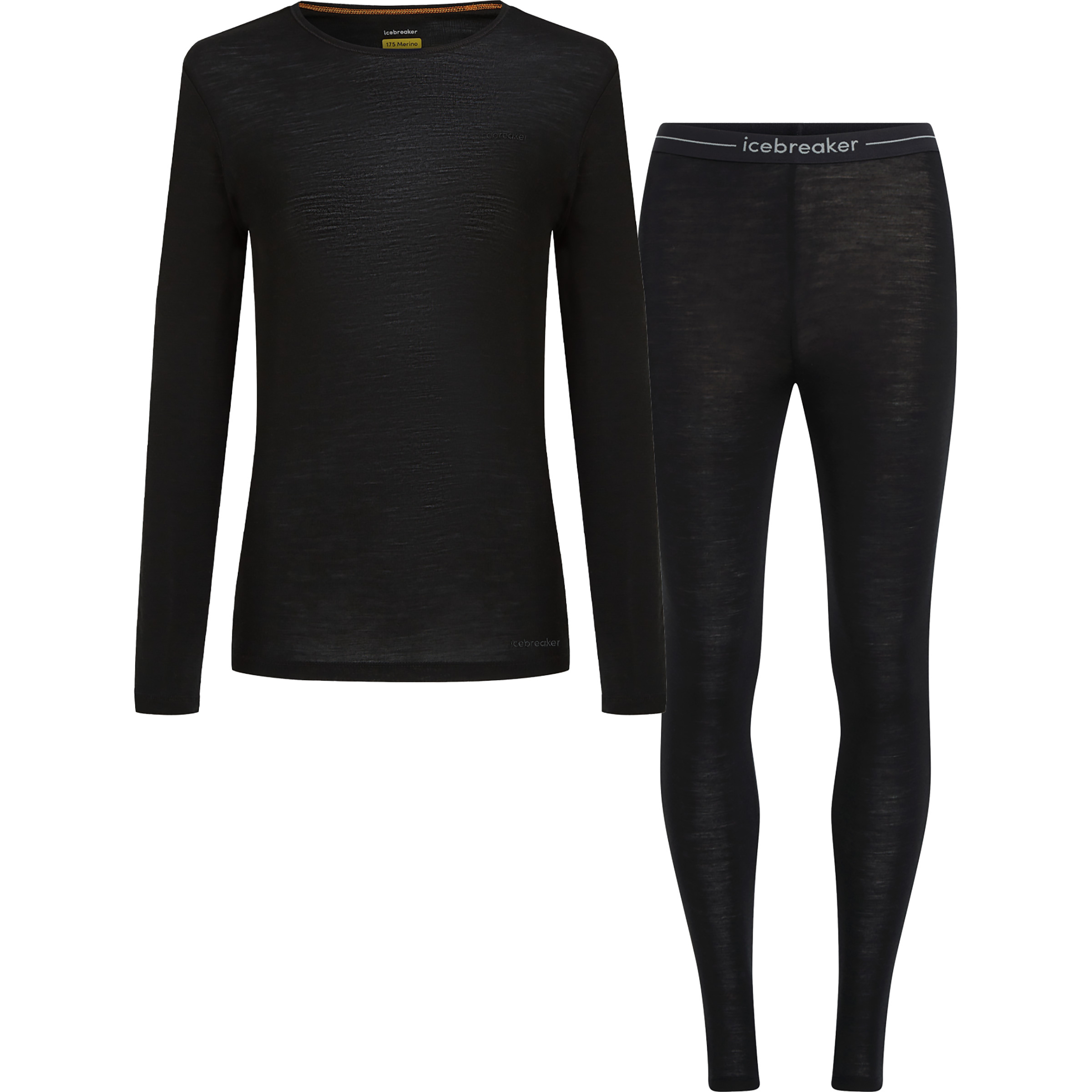 Icebreaker Merino 175 Everyday Unterwäsche Set Damen Merino Unterwäsche schwarz Größe XL Hautfreundlich Merinowolle