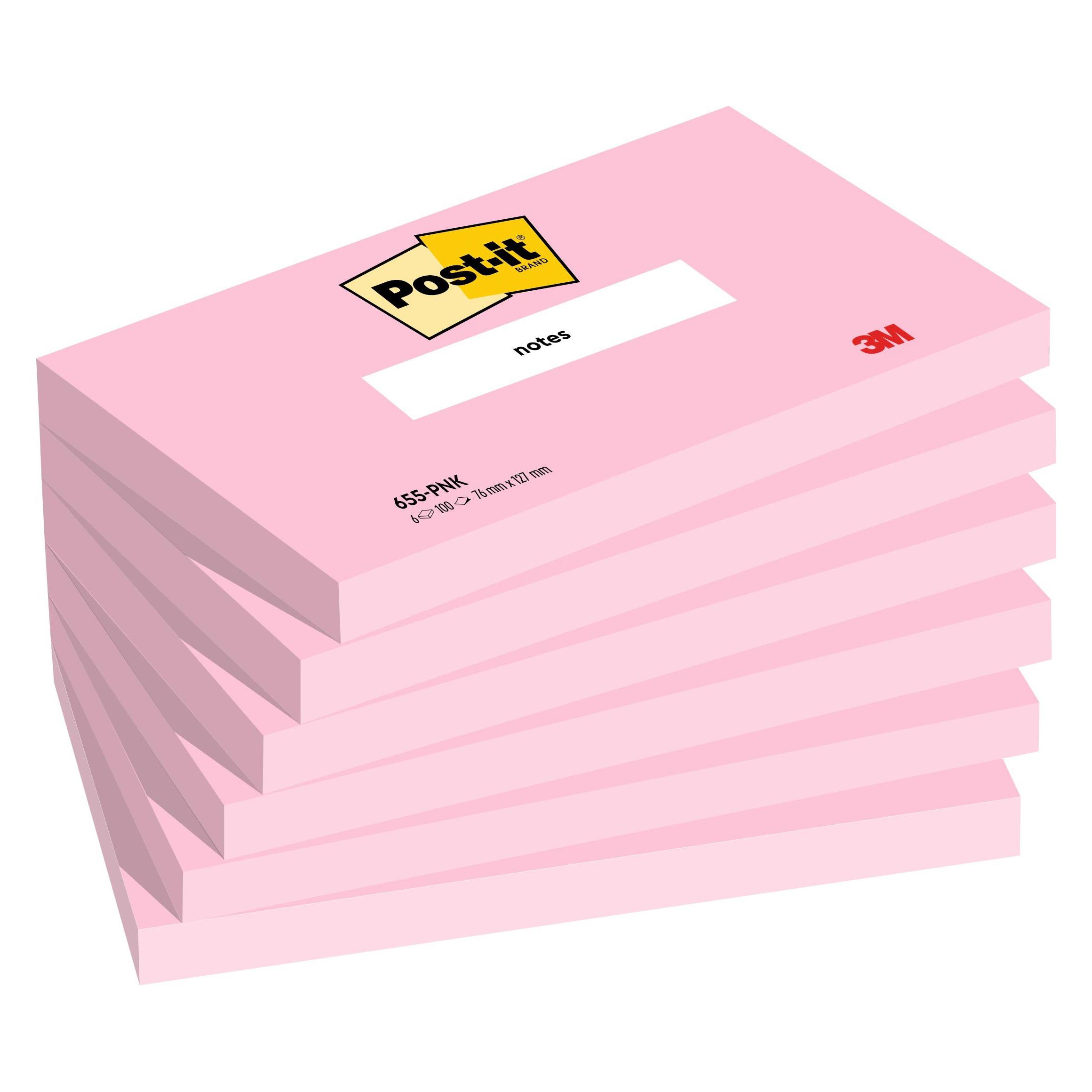 Post-it Haftnotzien (127 x 76 mm) (655-PNK)