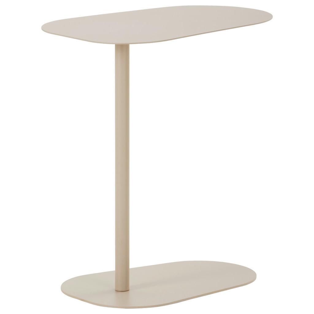 Novel Beistelltisch , Kaschmir , Metall , Freiform , Bodenplatte , 38x60x53 cm , Wohnzimmer, Wohnzimmertische, Beistelltisch, Beistelltische rund