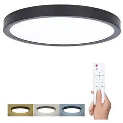 Solight LED Deckenleuchte Schwarz WO8020