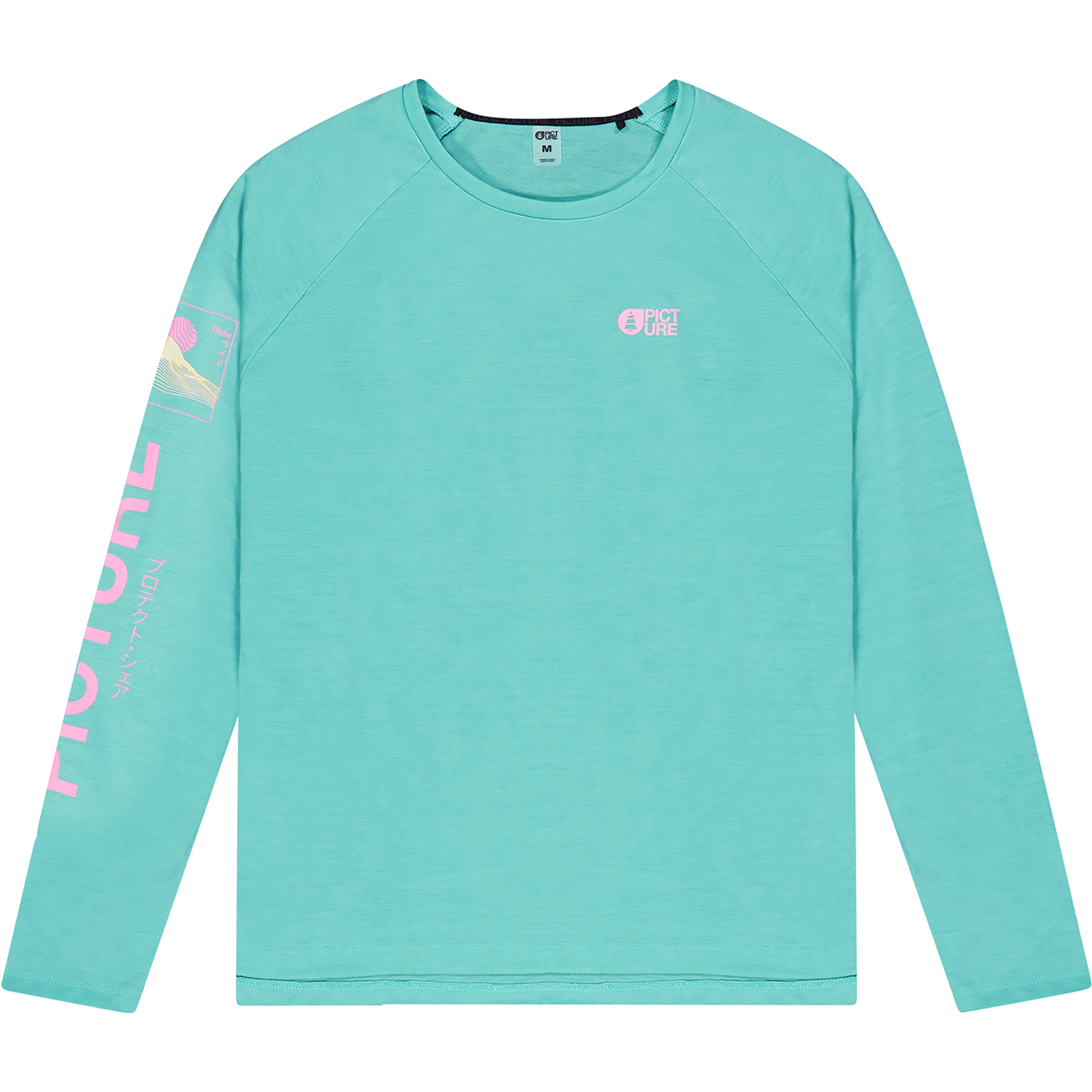 Picture Timont Tech Damen Longsleeves tuerkis Größe XS Lifestyle Schnell trocknend