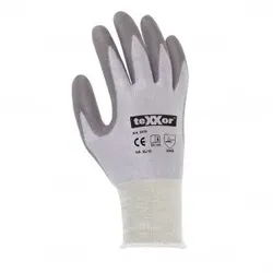 teXXor Schnittschutz-Strickhandschuhe, Kat. 2, `POLYURETHAN-BESCHICHTUNG` Schnittschutzklasse 3 - Größe 9 (L)