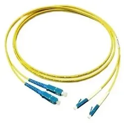 Alcasa LW-910LS InfiniBand/Glasfaserkabel 10 m 2x LC 2x SC Gelb