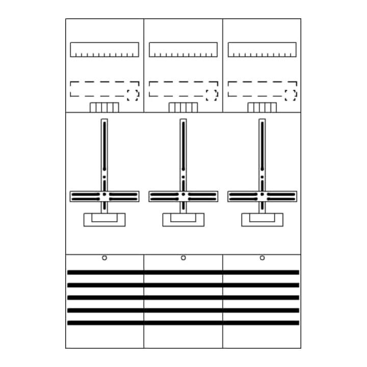 Striebel&John Zählerfeld 7RE 6Z vorverdrahtet DF37C3 ; STRIEBEL & JOHN (2CPX054151R9999)