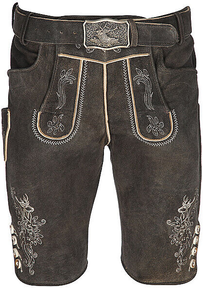 GWEIH & SILK Lederhose BORIS braun   56 56