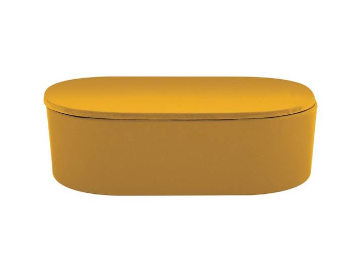 Spirella Aufbewahrungsbox Takeo Dose Safran 5.8 × 18.2 × 12.5 cm