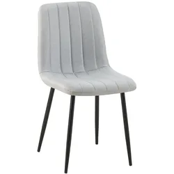 CLP Stuhl Dijon Stoff   Farbe: grau, Material: Stoff