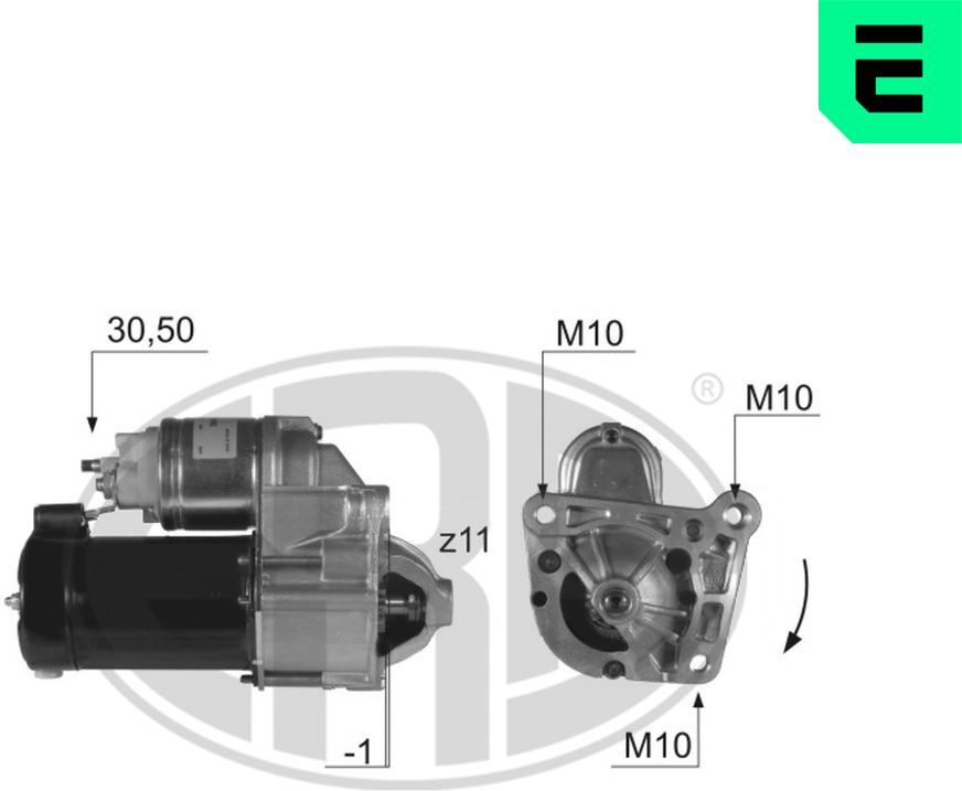 Era Starter 220402a Für Renault