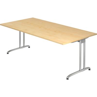 Hammerbacher Schreibtisch 200x100cm Ahorn