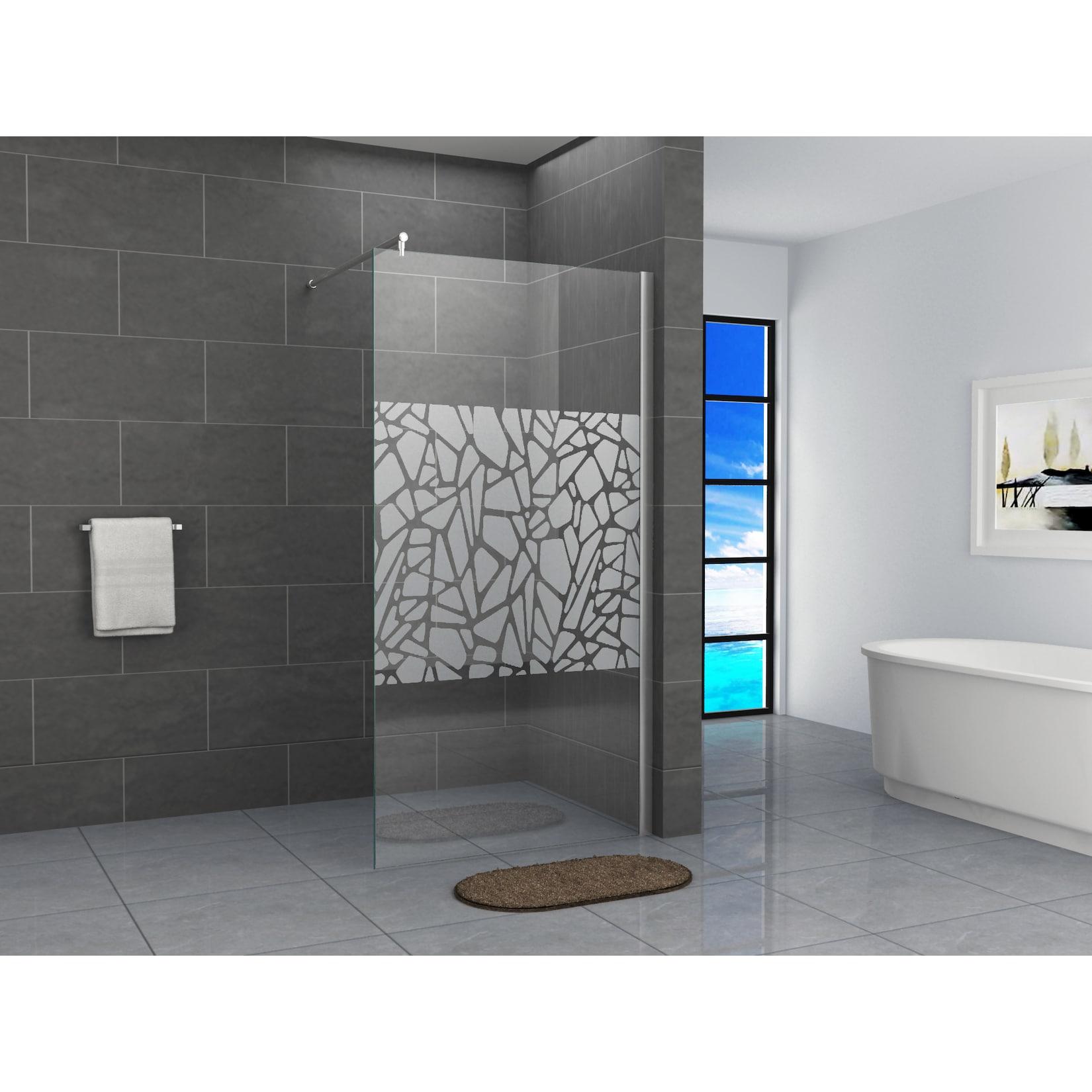 Fa-Bausysteme Walk-In Glas Dusche Scherben 60 cm