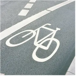 Moravia, Sicherheitskennzeichnung, PROline-thermo Bodenmarkierung Symbol "Fahrrad", 1300 mm