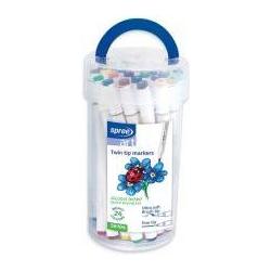 Default Spree doppelseitige Pinselmarker, 24 Farben (24x) (58104)