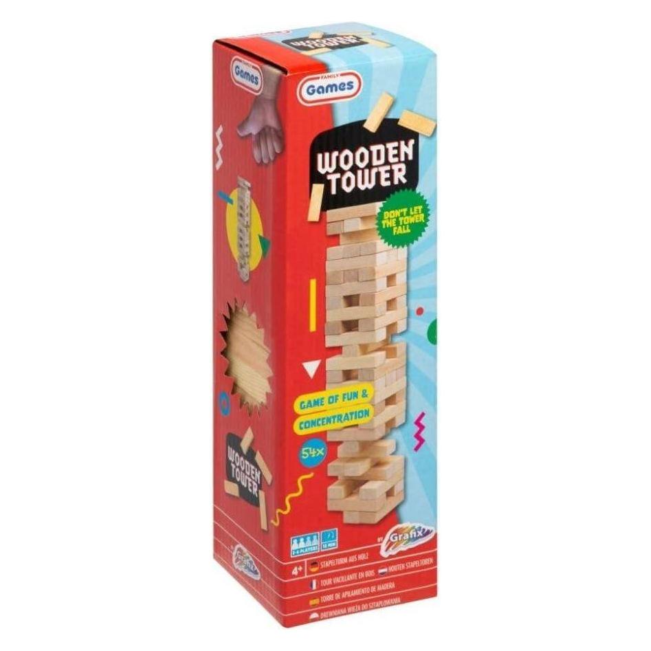 Grafix Stapelturm Holz, 54-tlg. (53469897)