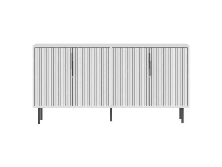 Buffet 4 portes l150 cm - blanc