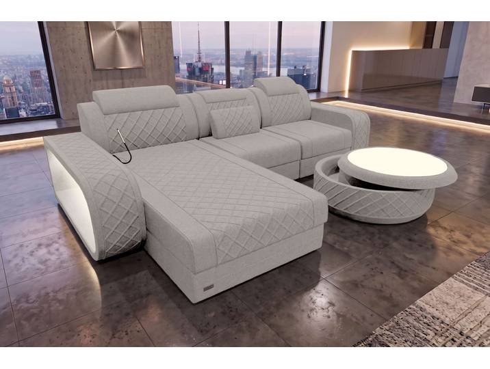 Ecksofa Berlin L Form Stoffsofa