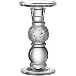 Leonardo Kerzenleuchter Poesia 18 cm Glas Transparent Klar M (Medium)