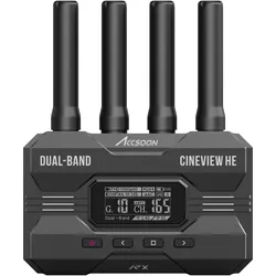 Accsoon CineView HE (nur RX) (91.44 m), Wireless Transmitter, Schwarz