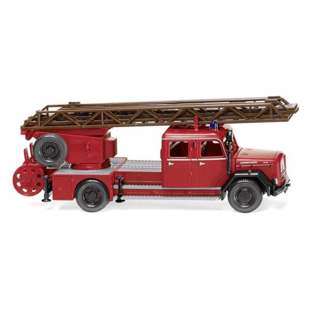 Wiking H0 Magirus Feuerwehr Drehleiter DL 25h (086233)