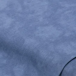 Baumwollstoff Moiré "Mona", schieferblau