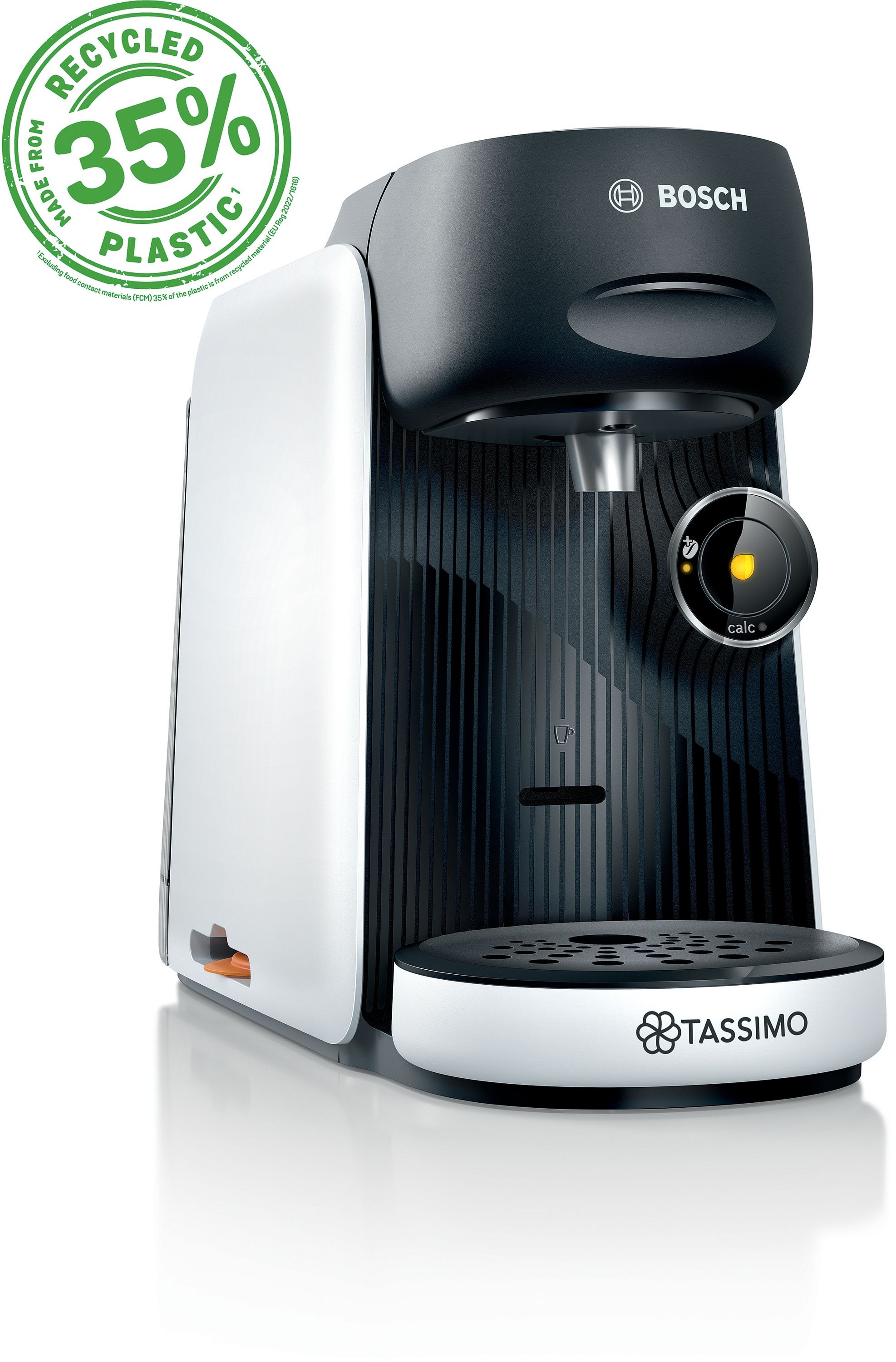 Bosch TAS164E Tassimo Finesse Kaffeekapsel Maschine (Schwarz, Weiß)