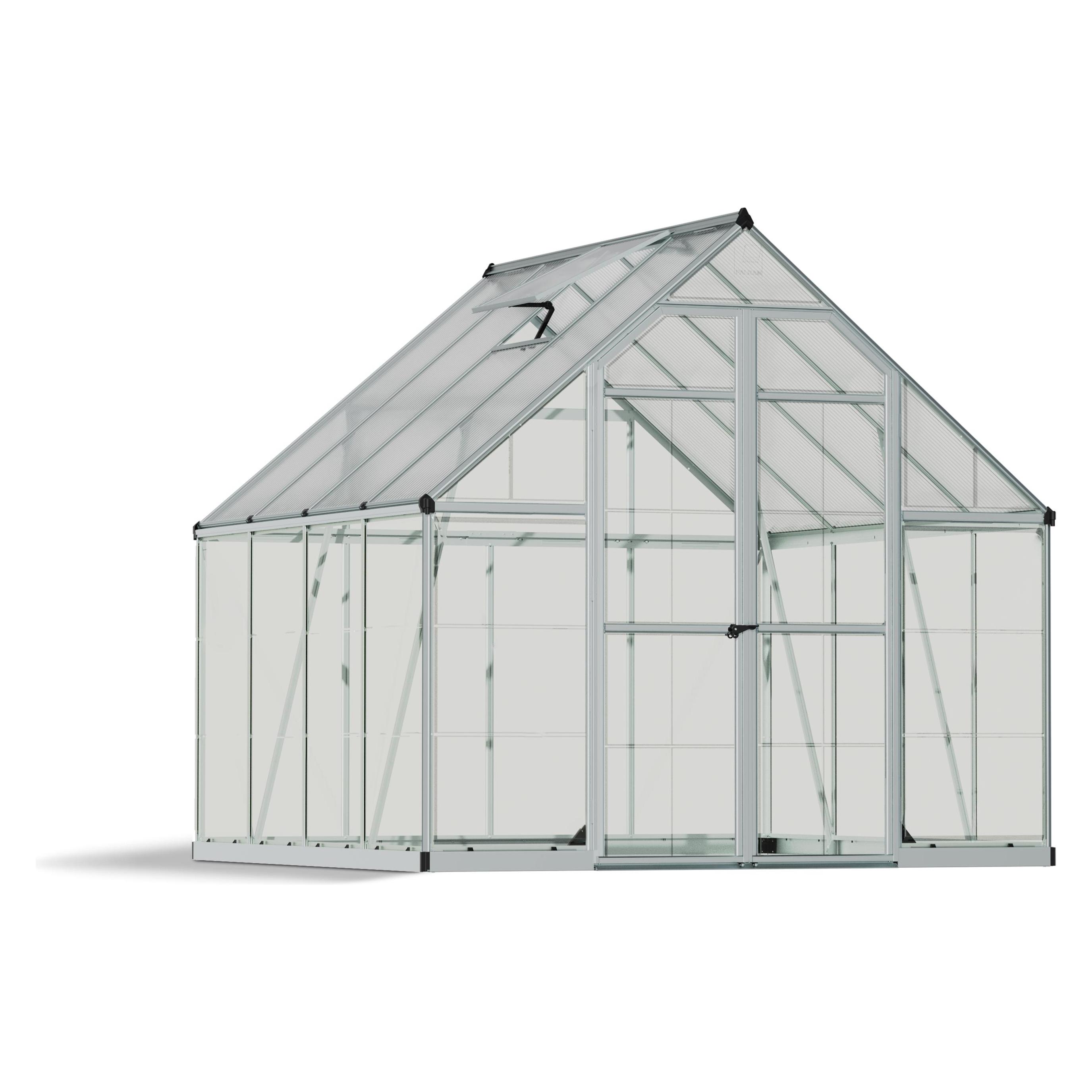 Palram Gewächshaus - Canopia Balance 8x8 244 x 247 cm silber (31615738)