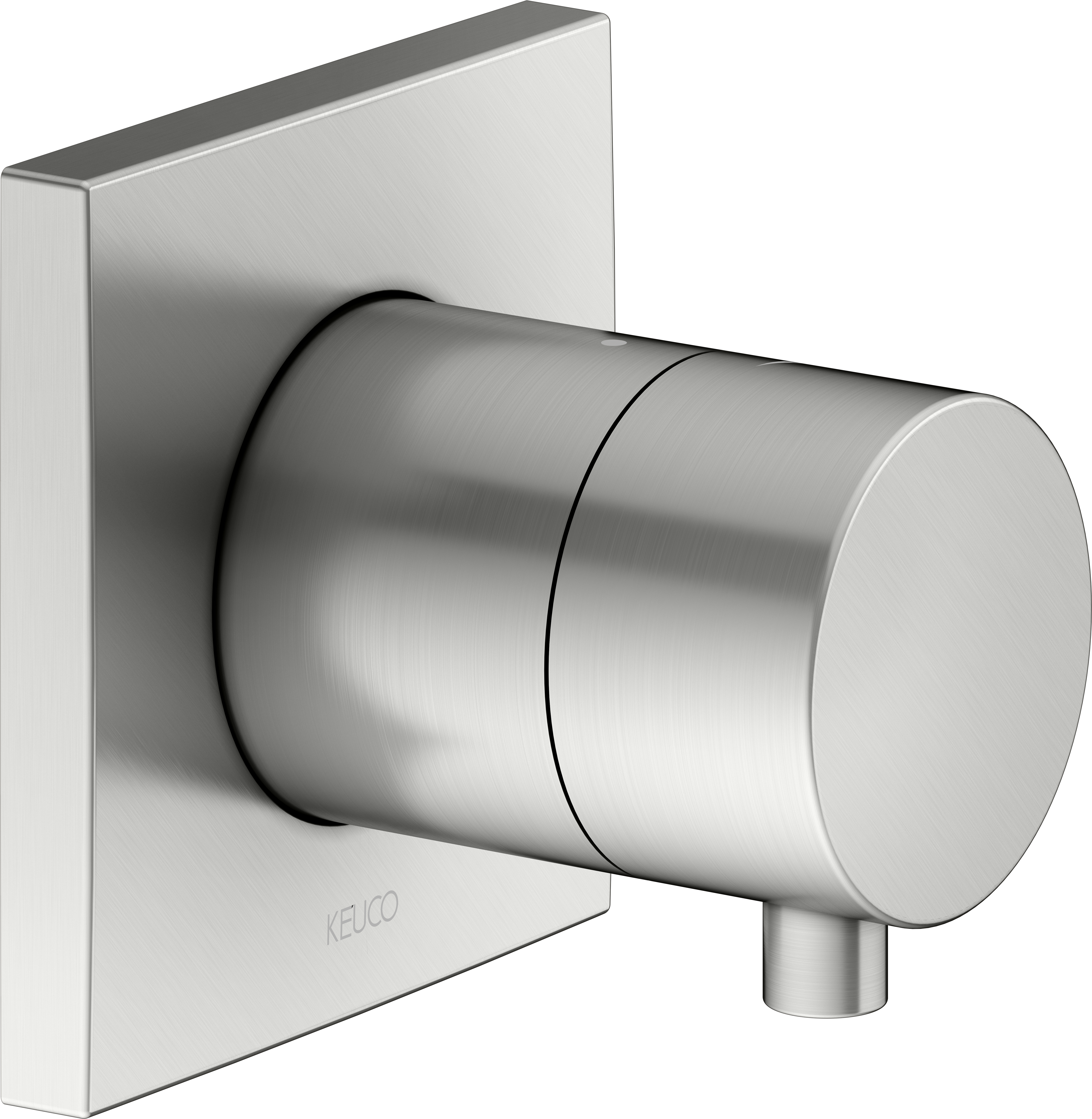 KEUCO IXMO kit de finition 59541211002 finition inox, robinet d'arrêt encastré, carré, pour 1 consommateur