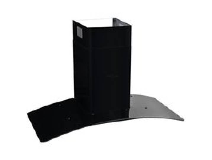 KIMISS Hotte murale Acier inoxydable 756 m³/h 90 cm Noir-LEF1