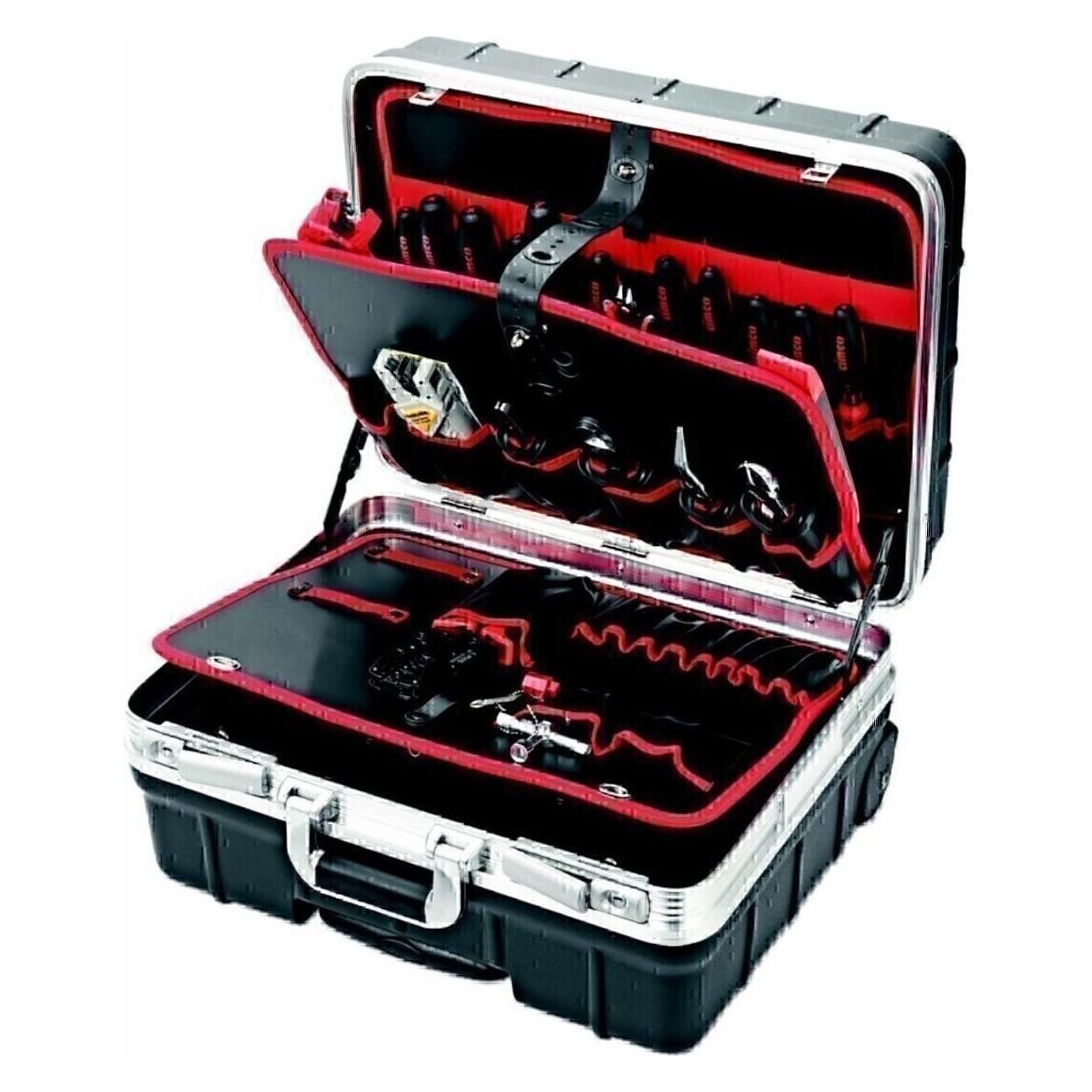 Cimco CIM 170600 Trolley-Techniker-Koffer Industrie mit 21 Qualitätswerkzeuge (170600)