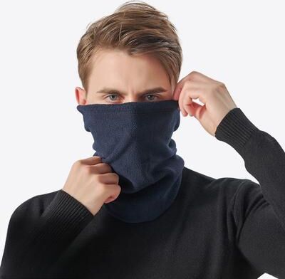 Multicon Wholesale Hub Warm Autumn And Winter Neck Cover, Multi Functional Skiing Mask, Fleece Cycling Sports Neck grey