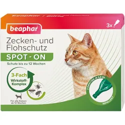 Beaphar Zecken- und Flohschutz SPOT-ON für Katzen