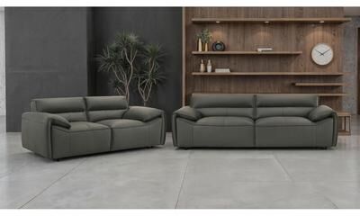 Coaster Buxton 2-piece Leather Upholstered Sofa Set