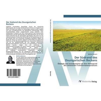Der Südrand des Dsungarischen Beckens, Taschenbuch von Bettina Hamann, AV Akademikerverlag, 978-3-639-44989-1