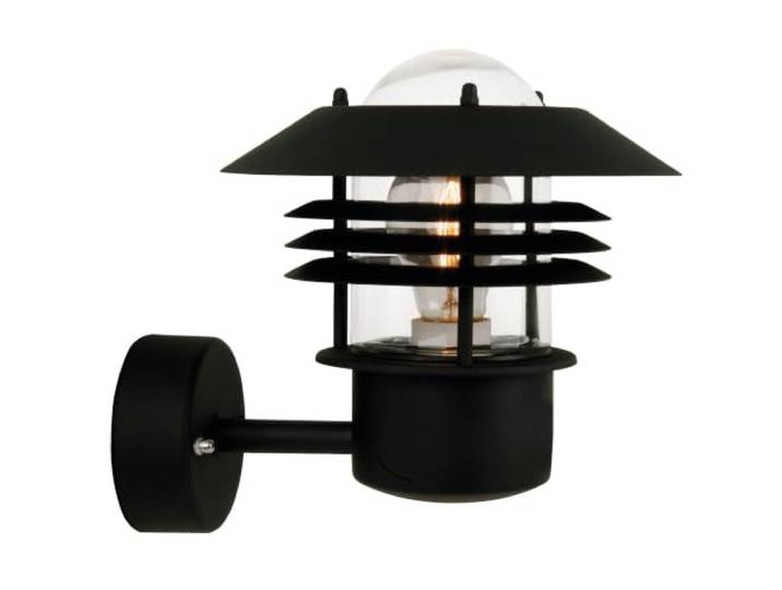 Nordlux Applique murale extérieur classique\, Vejers up en métal noir\, IP54