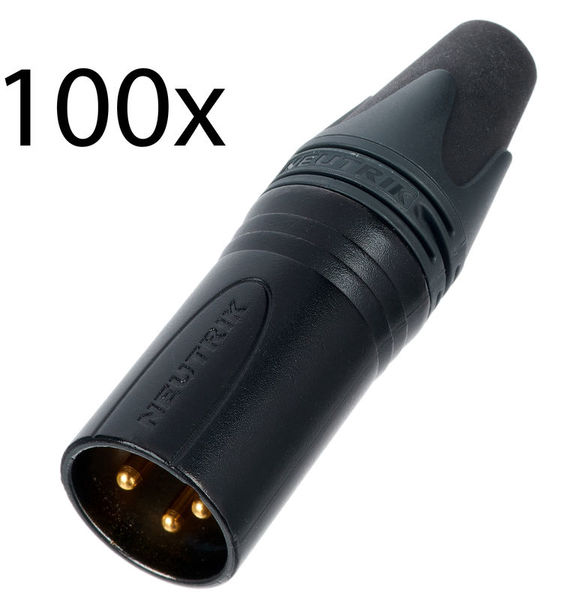 Neutrik NC3 MXX-B 100x nero