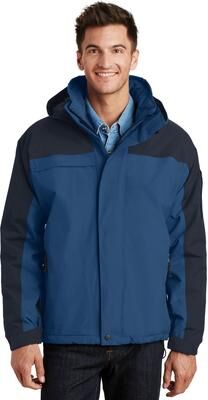Port Authority J792 Nootka Jacket in Regatta Blue/Navy Blue size Medium
