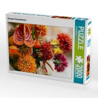 CALVENDO Puzzle Bouquet Chrysanthemen | 2000 Teile Lege-Größe 90x67cm Foto-Puzzle für glückliche Stunden