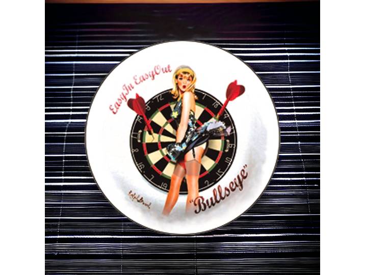 Plaque publicitaire de style Rond avec l'inscription Easy In Easy Out